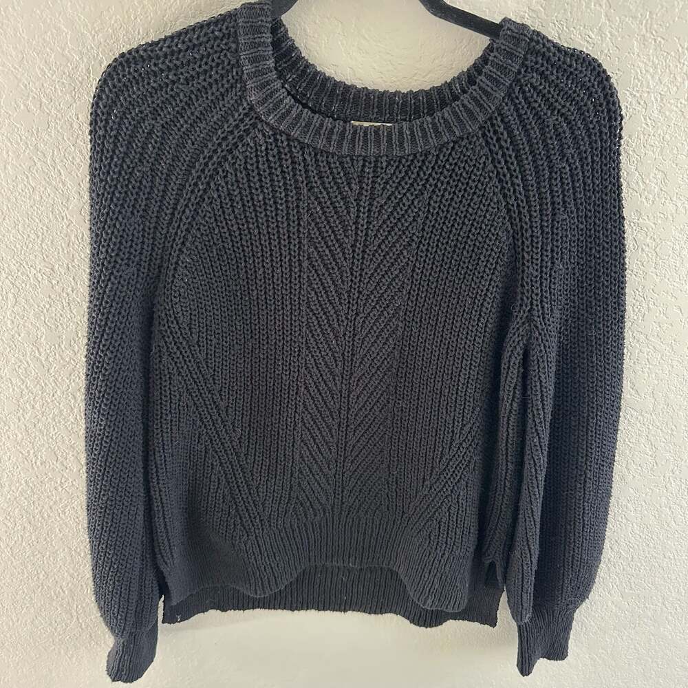 Madewell Balloon Sleeve Pullover Sweater 100% cotton